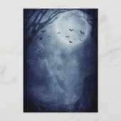 Spooky Spuk House mit Blue Ghost Begleitkarte (Rückseite)