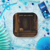 Spooky Spuk House Porch Pappteller (Party)