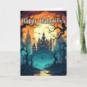 Spooky Spuk House | Vollmond Karte (Vorderseite)