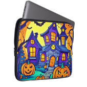 Spooky Spuk Mansion Art Laptopschutzhülle (Vorne Rechts)