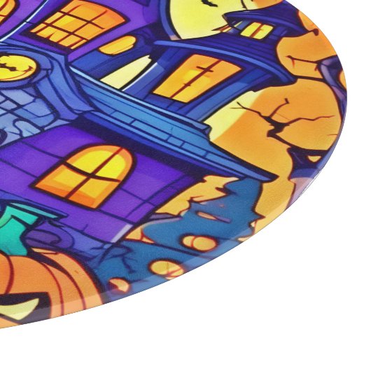 Spooky Spuk Mansion Art Schneidebrett (Ecke)