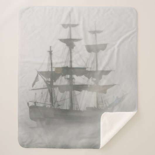 Spooky Spuk Pirate Ship Gray Sherpadecke (Vorderseite)