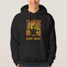 Spooky Spuk Pumpkin Halloween Graphic Hoodie