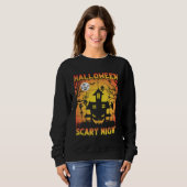 Spooky Spuk Pumpkin Halloween Graphic Sweatshirt (Vorne ganz)