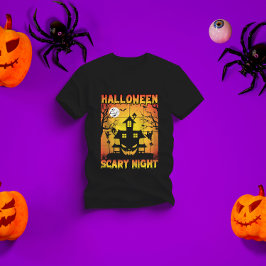 Spooky Spuk Pumpkin Halloween Graphic T-Shirt