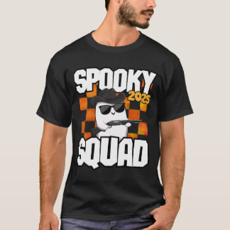 Spooky Squad 2025 - Halloween Cowboy Ghost T-Shirt