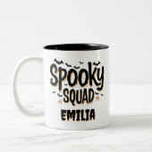 Spooky Squad Name Halloween Tasse für Freunde (Links)