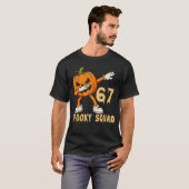 Spooky Squad Pumpkin 67 Halloween Meme 6 7 Numbers T-Shirt (Vorne ganz)
