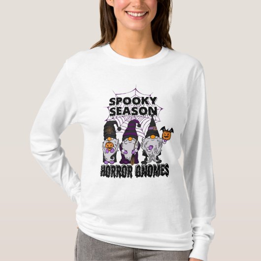 Spooky Squad Shirt| Gnome Halloween T-Shirt (Vorderseite)