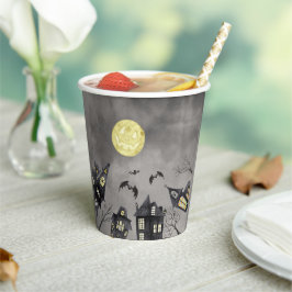 Spooky Stadt Halloween Paper Cups Pappbecher