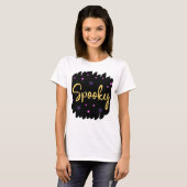 Spooky Stars Halloween T-Shirt (Vorne ganz)