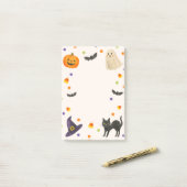 Spooky Stationery, Ghost & Pumpkin Post-it Klebezettel (Auf Schreibtisch)