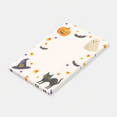 Spooky Stationery, Ghost & Pumpkin Post-it Klebezettel (angewinkelt)