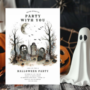 Spooky sterbend an Party Halloween Einladung