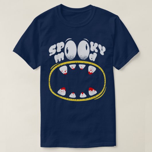 Spooky Stimmung Halloween Kostümmonster Classic Fu T-Shirt (Design vorne)