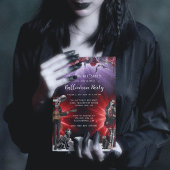 Spooky Sugar Skull Halloween-Party Einladung