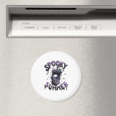 Spooky Summer Funny Meme Skeleton Kaffee Funny Sum Magnet (In Situ (Geschirrspüler))