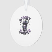 Spooky Summer Funny Meme Skeleton Kaffee Funny Sum Ornament (Vorderseite)