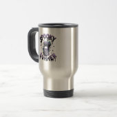 Spooky Summer Funny Meme Skeleton Kaffee Funny Sum Reisebecher (Vorderseite Links)