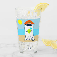 Spooky Summer Ghost am Strand