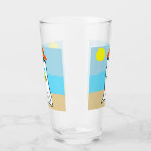 Spooky Summer Ghost am Strand Glas (Links)