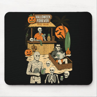 Spooky Summer Halloween Retro Summer Horror Mousepad