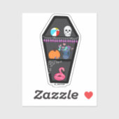 Spooky Summer Mysterious Oddity Shelf Aufkleber (Blatt)