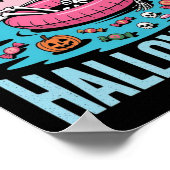 Spooky Summer Skeleton gerade Gewartet Kinder 1 Poster (Ecke)