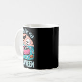 Spooky Summer Skeleton gerade Gewartet Kinder Kaffeetasse (Vorderseite Links)