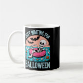 Spooky Summer Skeleton gerade Gewartet Kinder Kaffeetasse (Links)