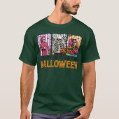 Spooky Summer Skeleton Just Waiting For Halloween T-Shirt (Vorderseite)