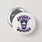 Spooky Summer Skeletonsommer Button (Vorne & Hinten)