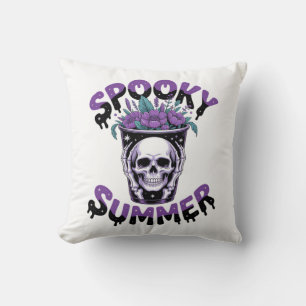 Spooky Summer Skeletonsommer Kissen