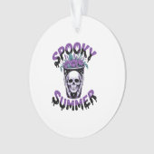 Spooky Summer Skeletonsommer Ornament (Vorderseite)