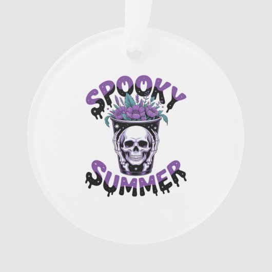 Spooky Summer Skeletonsommer Ornament (Vorderseite)