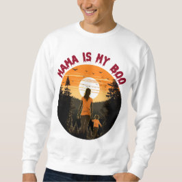 Spooky Sunset Halloween, Mama ist mein Boo Sweatshirt