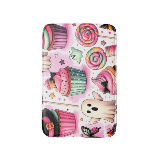 Spooky-Süßigkeiten Badematte (Vorderseite Vertikal)