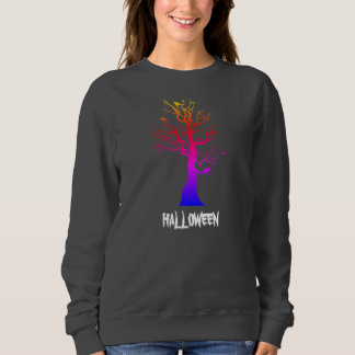 "Spooky Sweater Style: Halloween Tree Chic" Sweatshirt