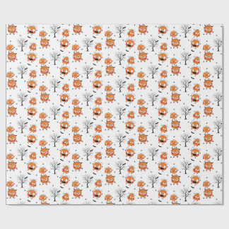 Spooky Sweet Baby Bat Halloween Wrapping Paper Geschenkpapier