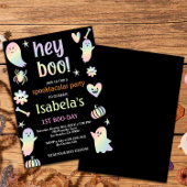 Spooky Sweet Ghost Birthday Einladung