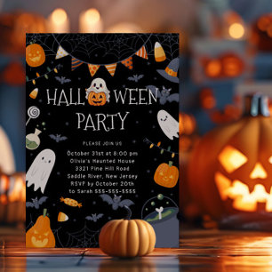 Spooky Sweet Halloween-Party Einladung