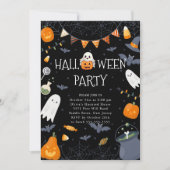 Spooky Sweet Halloween Party Einladung (Vorderseite)