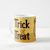 🎃 Spooky & Sweet! Kawaii Bear Halloween Kaffeetasse (Vorderseite Links)