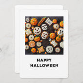 Spooky Sweet Leckereien Einladung (Vorne/Hinten)