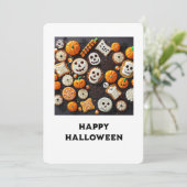 Spooky Sweet Leckereien Einladung (Stehend Vorderseite)