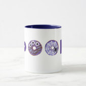 Spooky Sweet Lila Donuts Tasse (Zentrum)