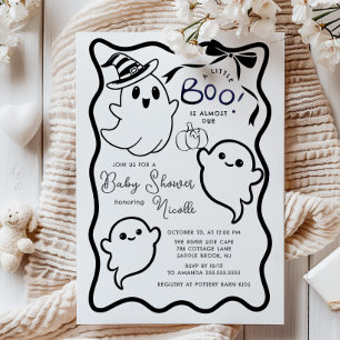 Spooky Sweet Little Boo Baby Dusche Einladung