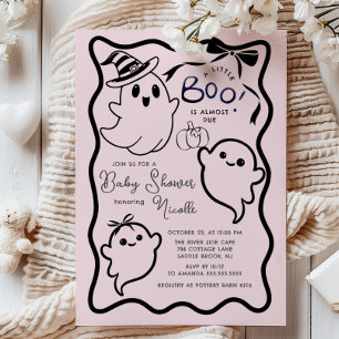 Spooky Sweet Little Boo Baby Dusche Einladung