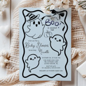 Spooky Sweet Little Boo Baby Dusche Einladung