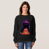 Spooky Sweet Pumpkin Kitty Sweatshirt (Vorne ganz)
